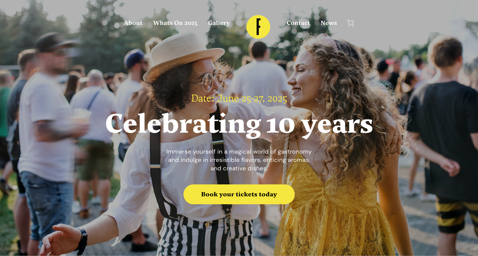 Amatikiti FoodFusion Demo Event Page